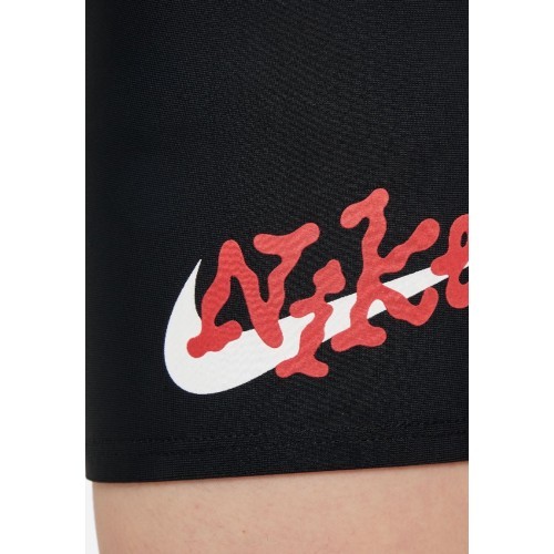 Плавательные шорты Nike Scribble Square Leg для подростков, черные NESSE041 001