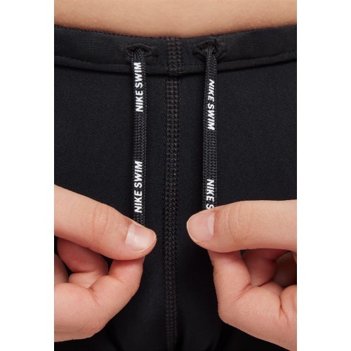 Nike peldbikses pusaudžiem Scribble Square Leg, melnas NESSE041 001
