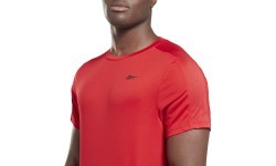 Мужская футболка Reebok Wor SS Tech Tee, красная HK4445