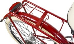 Dviratis AZIMUT Vintage TX-7 26" 2023 bordo krēmkrāsas spīdīgs