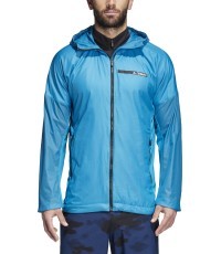 Adidas Agravic Alpha Hooded Shield Jacket Blue BS0027