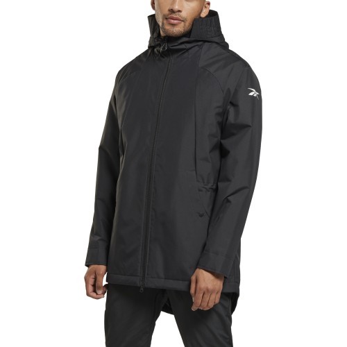Reebok Men's OW Urban Fleece Parka Jacket Black HI0918