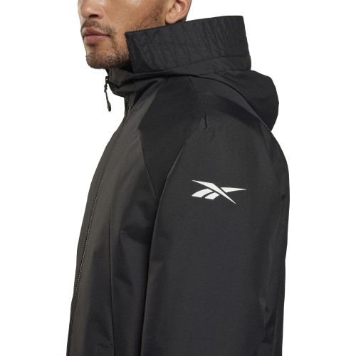 Reebok Men's OW Urban Fleece Parka Jacket Black HI0918