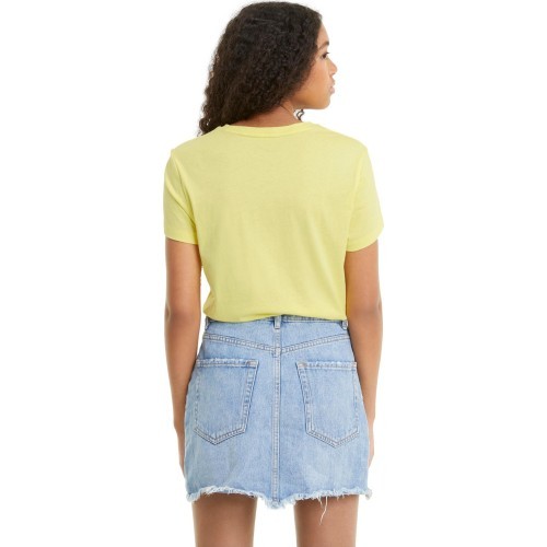 Puma Palaidinė Moterims Ess Logo Tee Yellow
