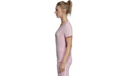 Женская футболка Adidas W D2m Lo Tee Pink DU2081