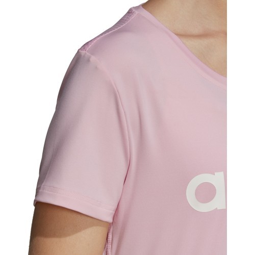 Adidas W D2m Lo Tee Pink Women's Top DU2081