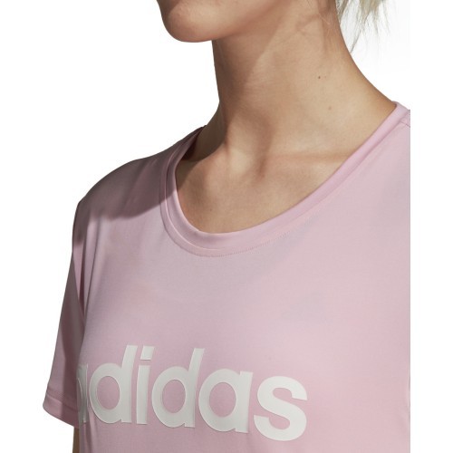 Adidas W D2m Lo Tee Pink Women's Top DU2081