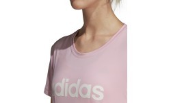 Женская футболка Adidas W D2m Lo Tee Pink DU2081