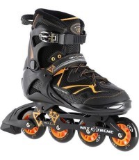 NA9022 КОНЬКИ NILS EXTREME - Black Orange