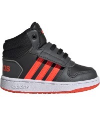 Детские кроссовки Adidas Hoops Mid 2.0 I чёрные GZ7780