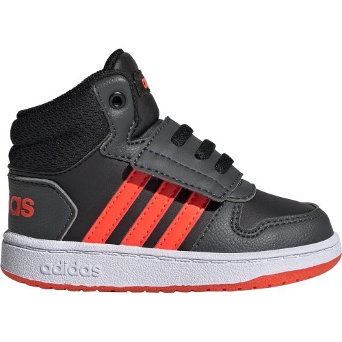 Детские кроссовки Adidas Hoops Mid 2.0 I чёрные GZ7780