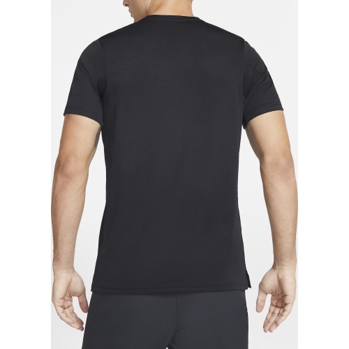 Мужская футболка Nike Dri-FIT Superset с коротким рукавом, чёрная