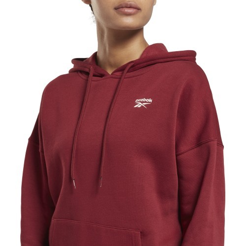 Reebok Ri Fleece Hoody Women's Sweatshirt Bordeaux HN6862