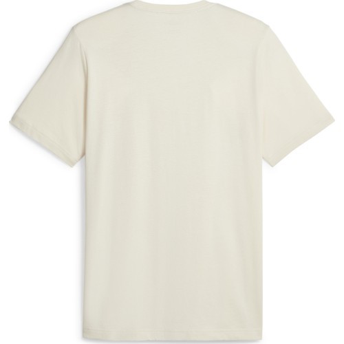 Puma Ess Small Logo Tee Men's T-Shirt Beige 586669 88