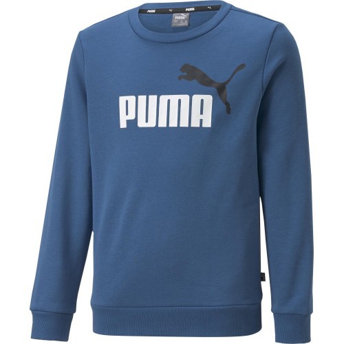 Толстовка подростковая Puma Ess+ 2 Col Big Logo, синяя, 586986 17