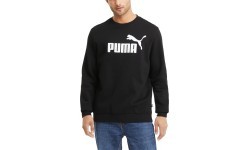 Puma vīriešu džemperis Ess Big Logo Crew Black 586678 01