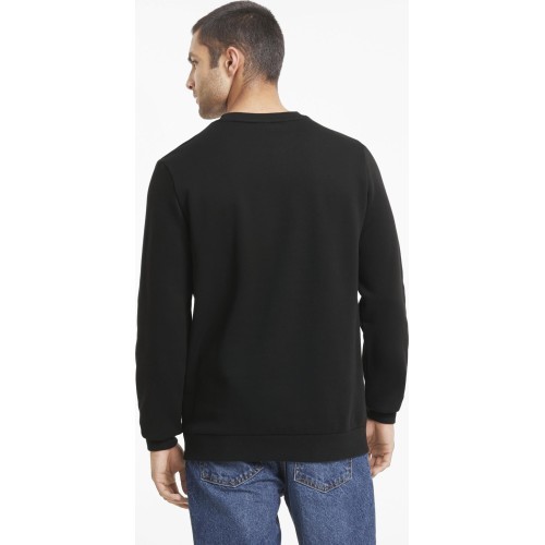 Puma vīriešu džemperis Ess Big Logo Crew Black 586678 01