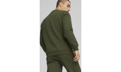 Puma vīriešu džemperis Ess Small Logo Crew Fl Green 586683 31
