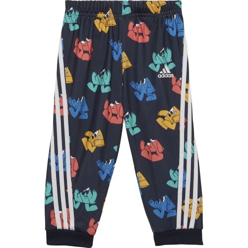 Детский спортивный костюм Adidas I Fi Shiny Jog, чёрный HF1971