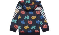 Детский спортивный костюм Adidas I Fi Shiny Jog, чёрный HF1971