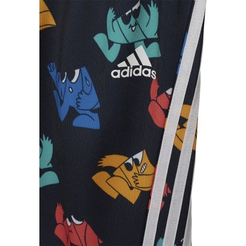 Детский спортивный костюм Adidas I Fi Shiny Jog, чёрный HF1971