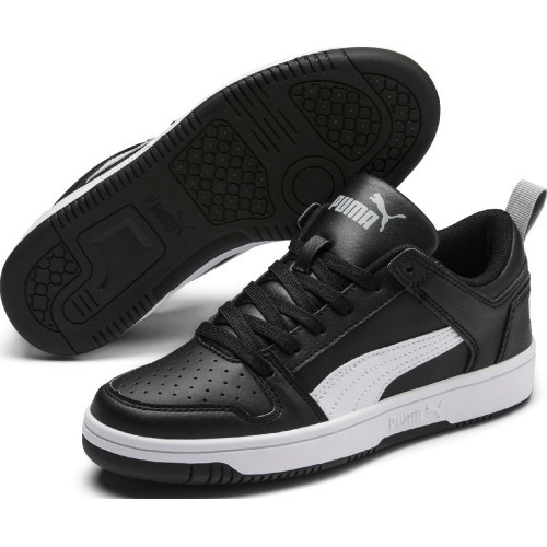 Puma Rebound Layup Lo SL Jr apavi zēniem Black 370490 02