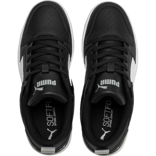 Puma Rebound Layup Lo SL Jr apavi zēniem Black 370490 02