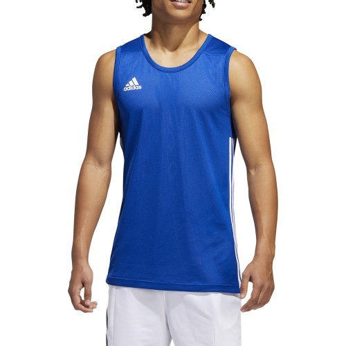 Adidas 3G Spee Rev Jrs Basketball Jersey Blue White DY6593