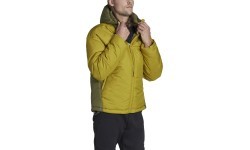 Adidas BSC 3S Puffy Hooded Jacket Green Yellow HG8753