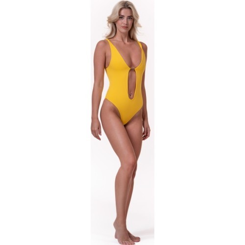 Sieviešu viendaļīgais peldkostīms Nebbia High Energy Monokini 560 - Yellow