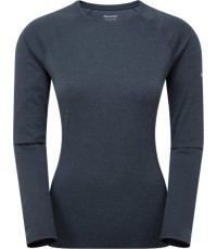 Sieviešu Montane Dart T-krekls ar garām piedurknēm - Tamsiai mėlyna (deep ink)