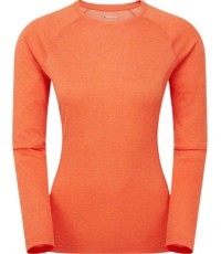 Sieviešu Montane Dart T-krekls ar garām piedurknēm - Oranžinė