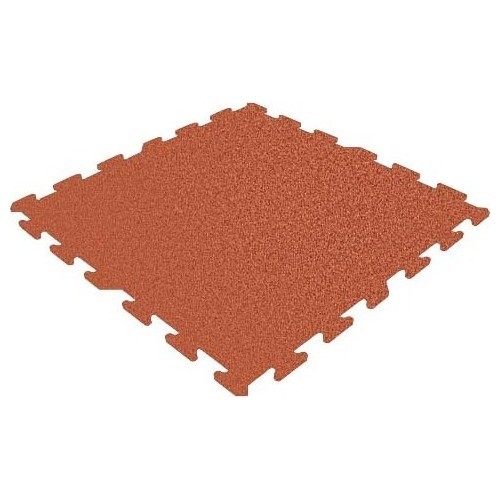 Gumijas flīze Rubber Tile Base Premium - Puzzle, sarkana