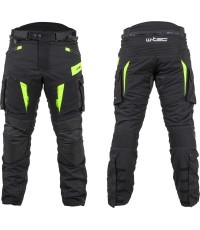 W-Tec Aircross motocikla bikses - Black-Fluo Yellow