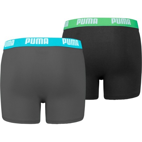 Puma Boys Boxer apakšveļa pusaudžiem pelēka melna 935454 01