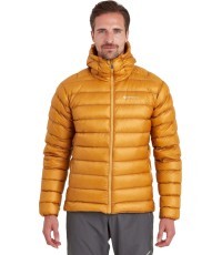 Montane Alpine 850 Lite Hoodie Vīriešu dūnu jaka ar kapuci - Oranžinė