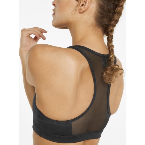Puma Mid Impact 4Keeps Women's Sports Bra Black 520306 04
