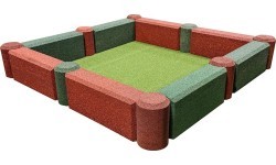 Smilšu kaste (veltņi un sienas) - Red