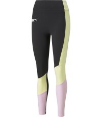 Puma Intl High женские леггинсы Black Yellow Pink 531661 01