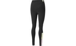 Puma Intl High women's leggings Black Yellow Pink 531661 01