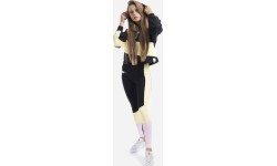Puma Intl High женские леггинсы Black Yellow Pink 531661 01