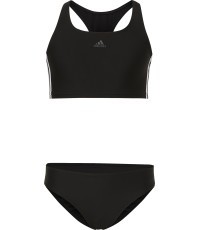 Adidas Fit 2Pc 3s Y Girls' Swimsuit Black DQ3318