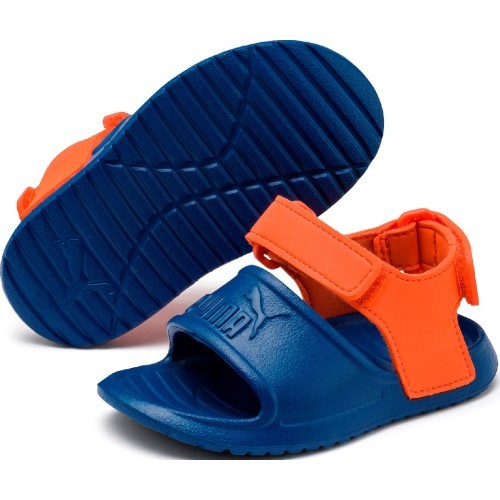 Puma Divecat V2 Injex Inf bērnu sandales Blue Orange 369545 04