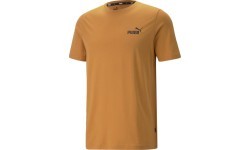 Puma Ess Small Logo Tee Men's Cotton T-Shirt Brown 586669 27