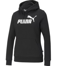 Puma sieviešu džemperis Ess Logo Hoodie Black 586788 01
