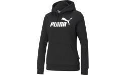 Женский свитшот Puma Ess Logo Hoodie Black 586788 01