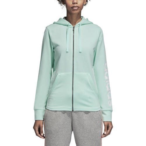 Толстовка Adidas Ess Lin Fz Hoodie Mint DN8509