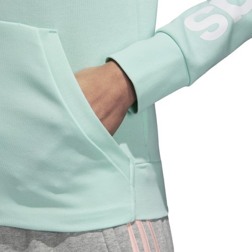 Толстовка Adidas Ess Lin Fz Hoodie Mint DN8509