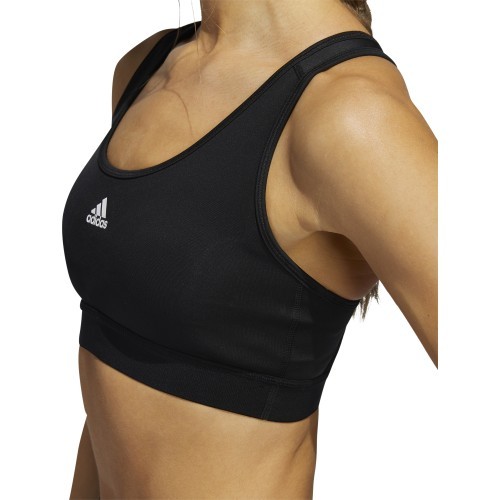 Женский спортивный бюстгальтер Adidas BT 2.0 чёрный FS9375