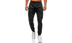 J.Style Men's Trousers Black 68XW01-3
